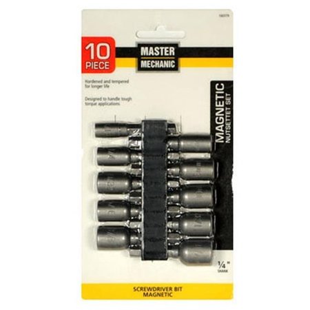 DISSTON Disston 160379 Master Mechanic Magnetic Nutsetter Set - 10 Piece 160379
